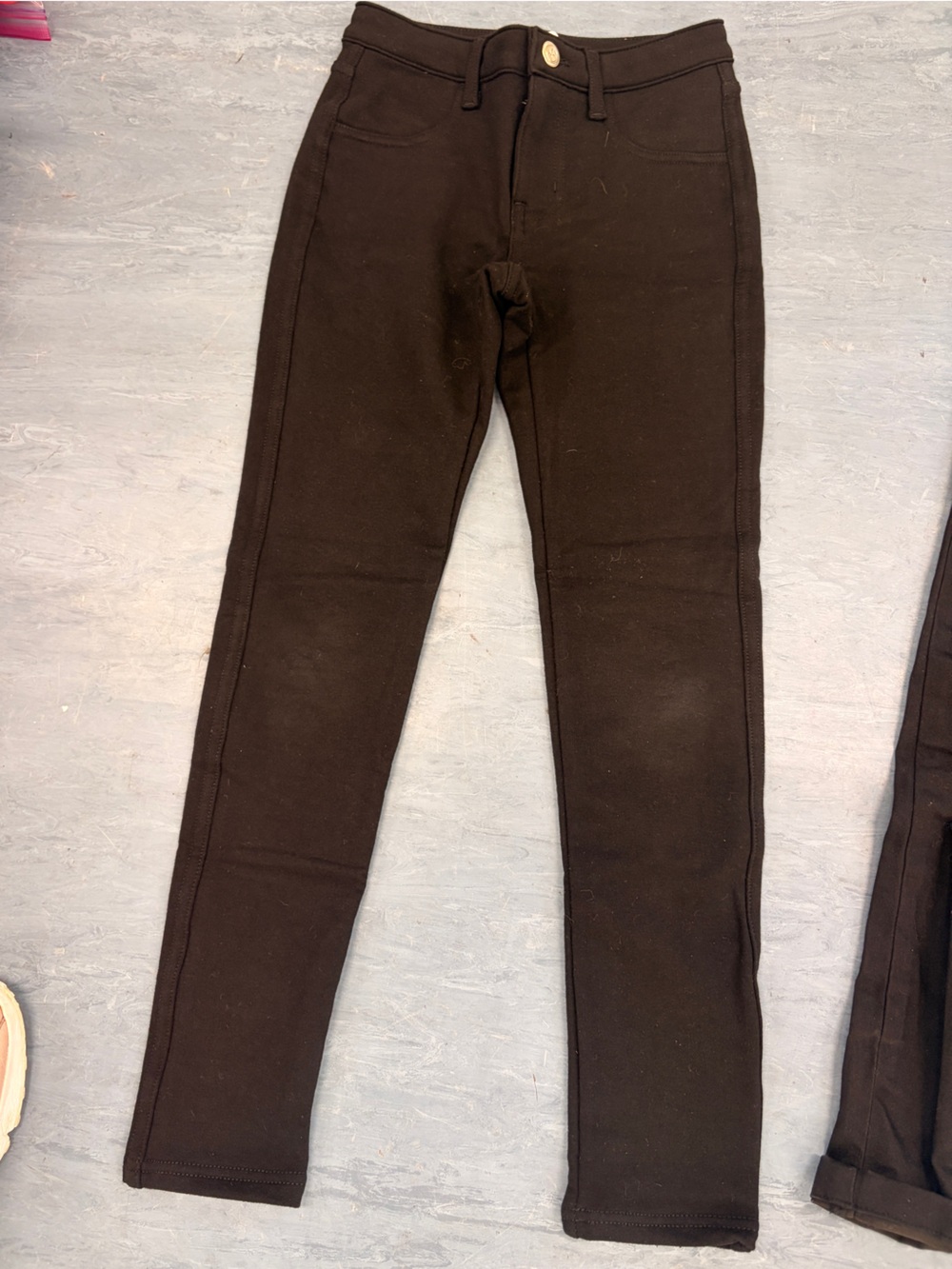 Kids Black Stretch Slim Jeans